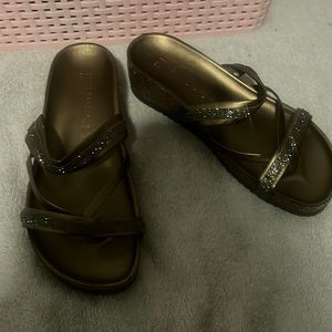 Italian slip on sandals